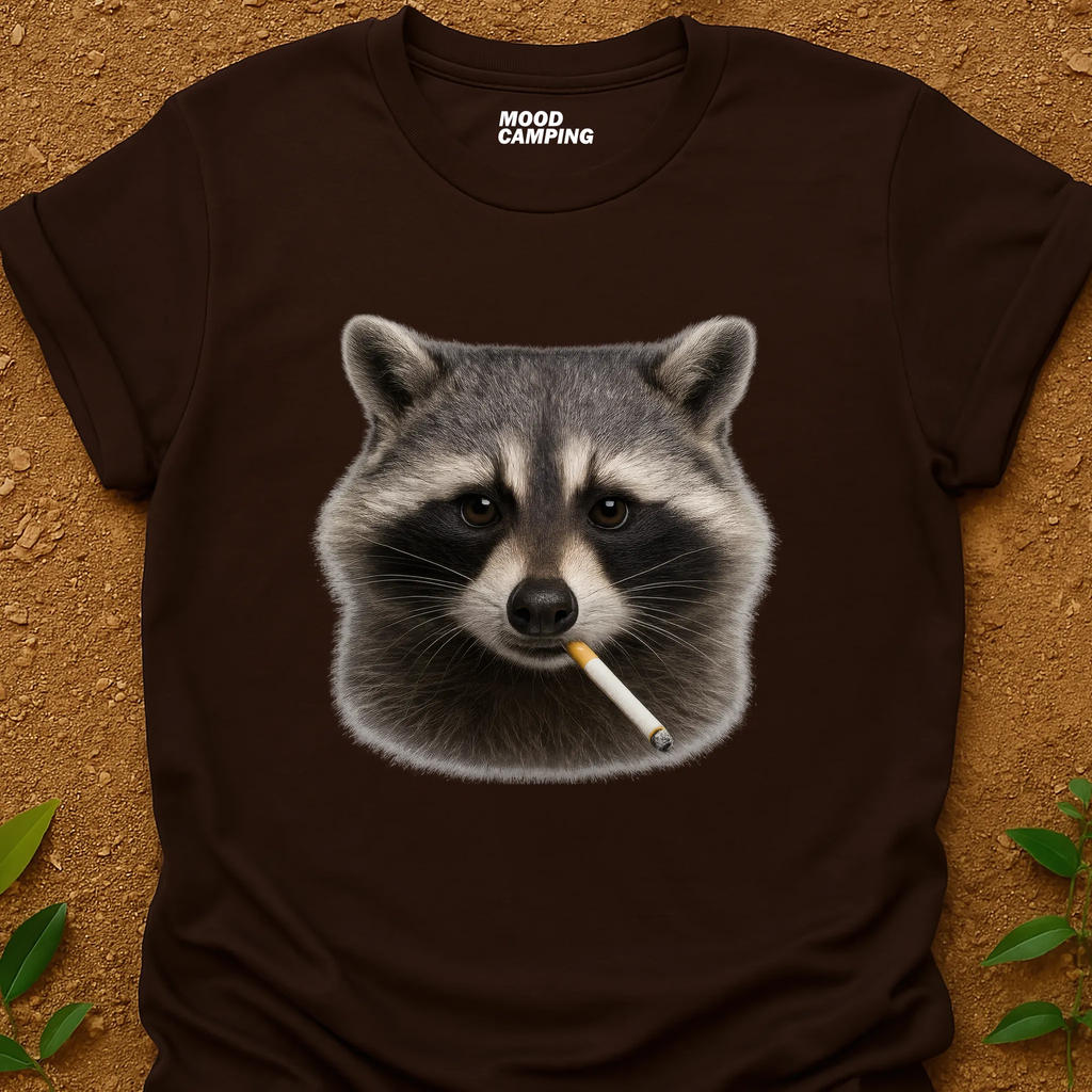 Smoking Raccoon T-Shirt