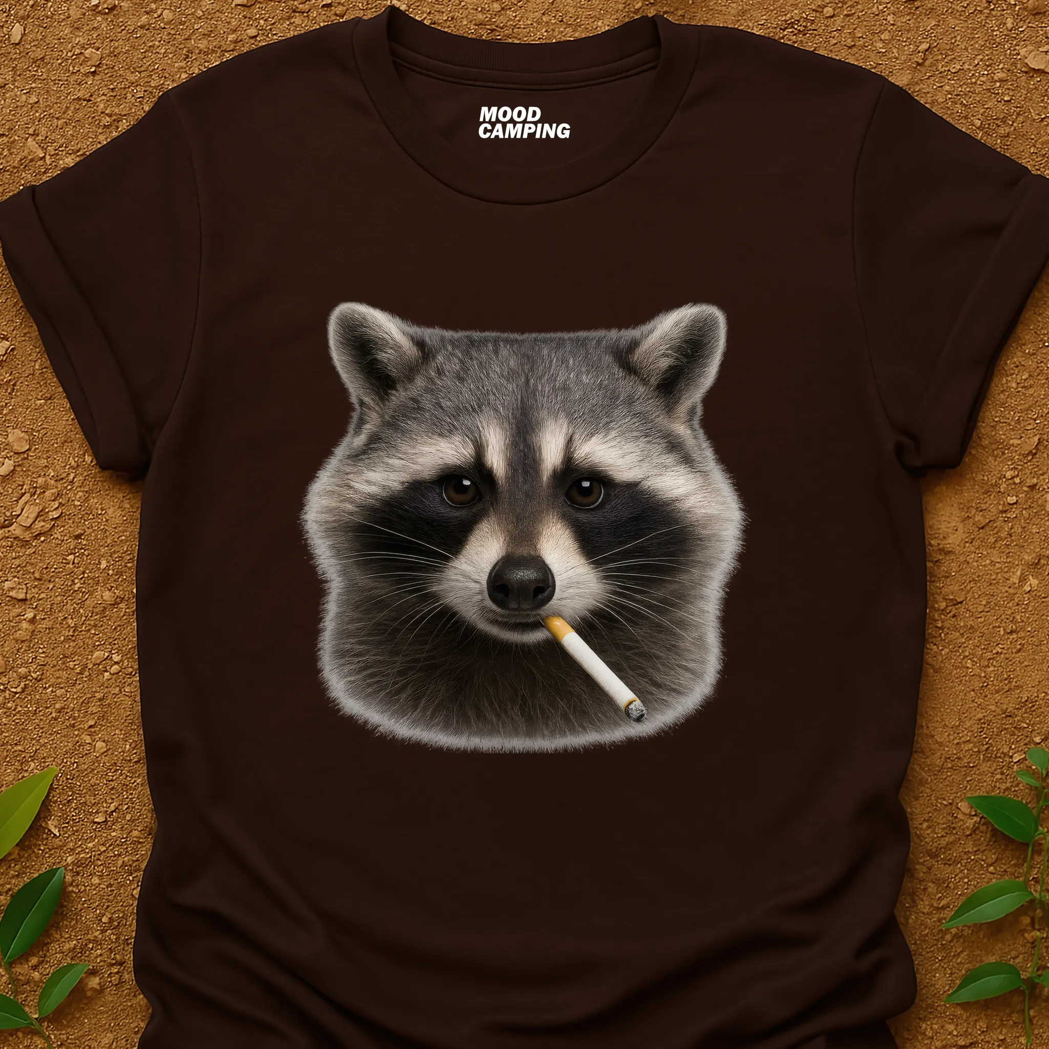 Smoking Raccoon T-Shirt