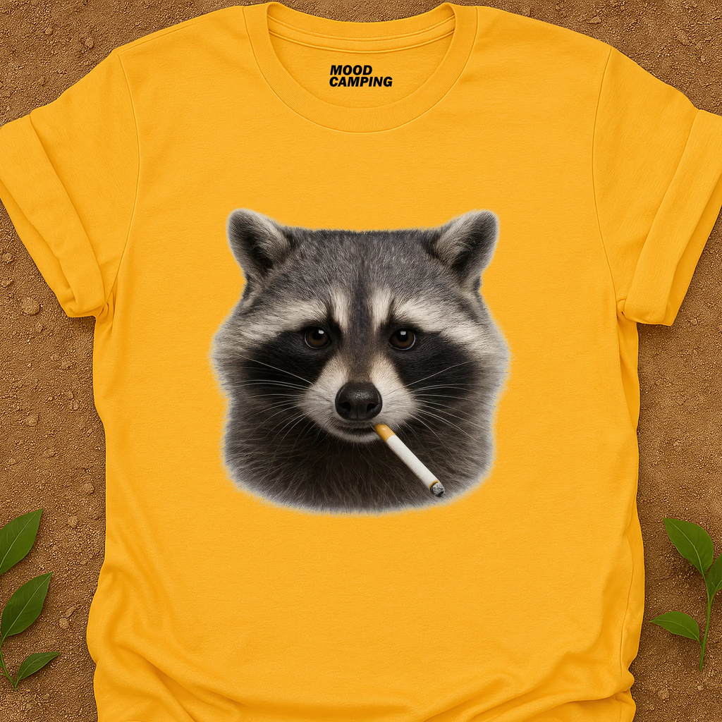 Smoking Raccoon T-Shirt