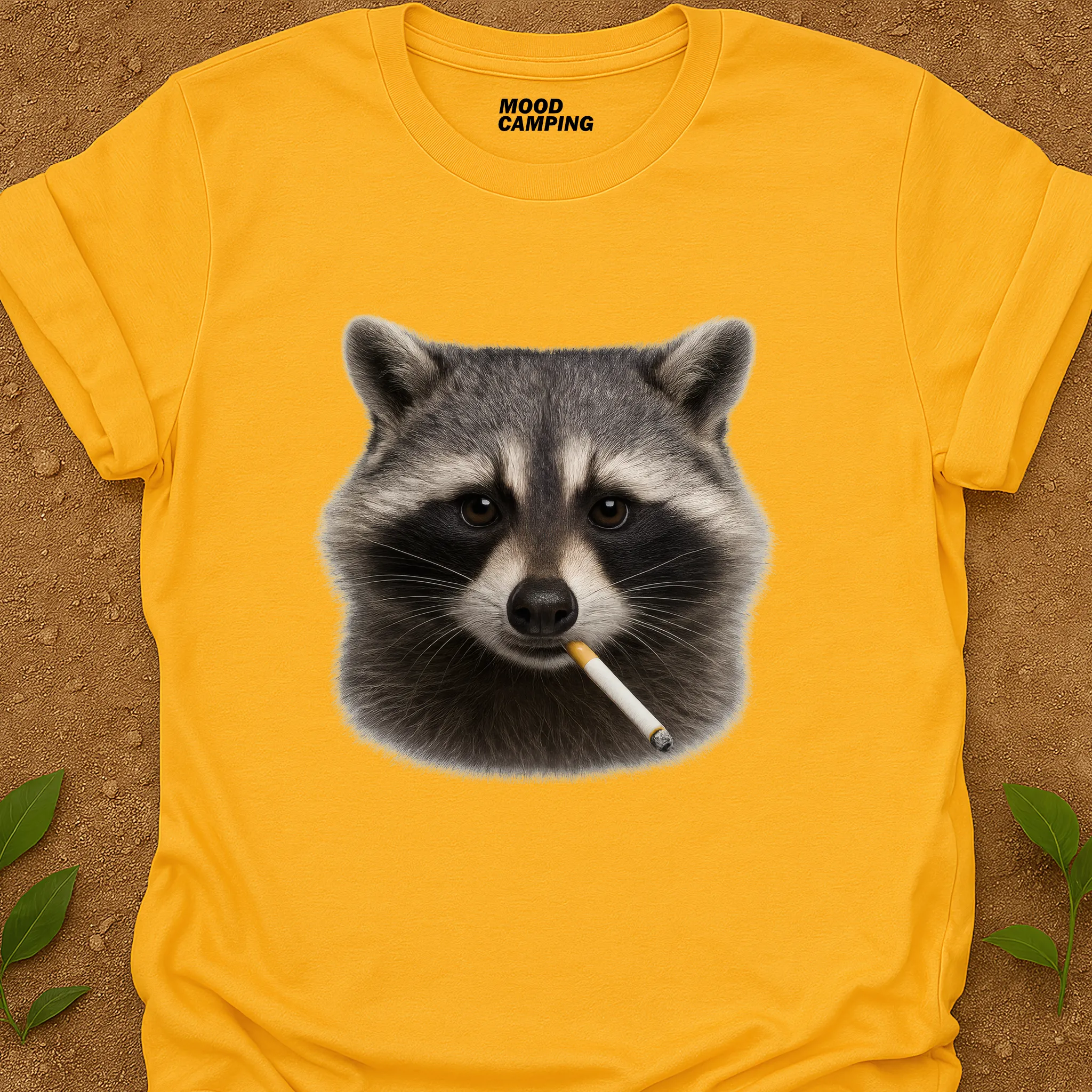 Smoking Raccoon T-Shirt