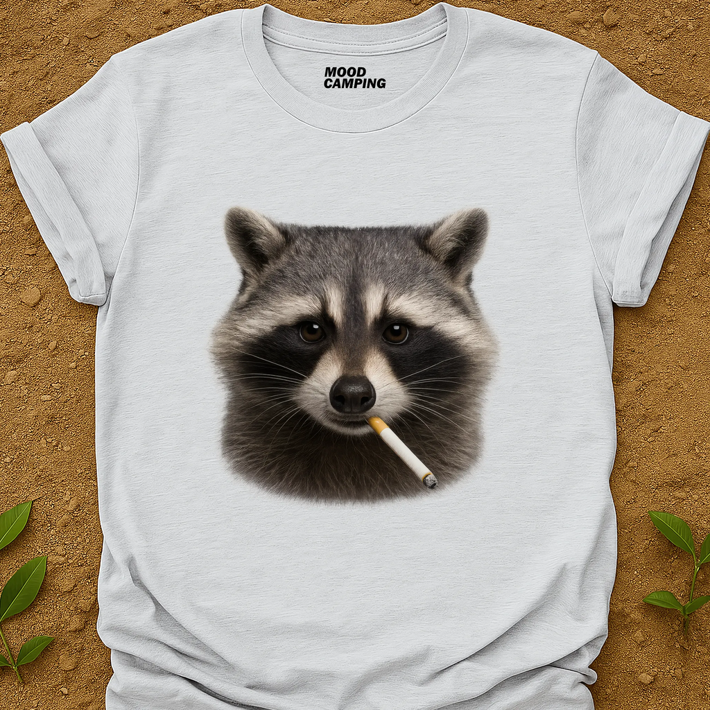 Smoking Raccoon T-Shirt