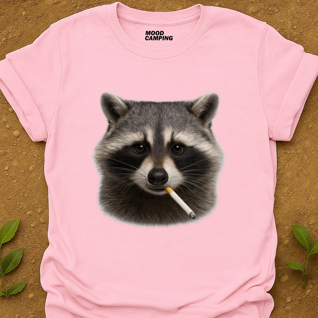 Smoking Raccoon T-Shirt