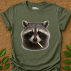 Smoking Raccoon T-Shirt