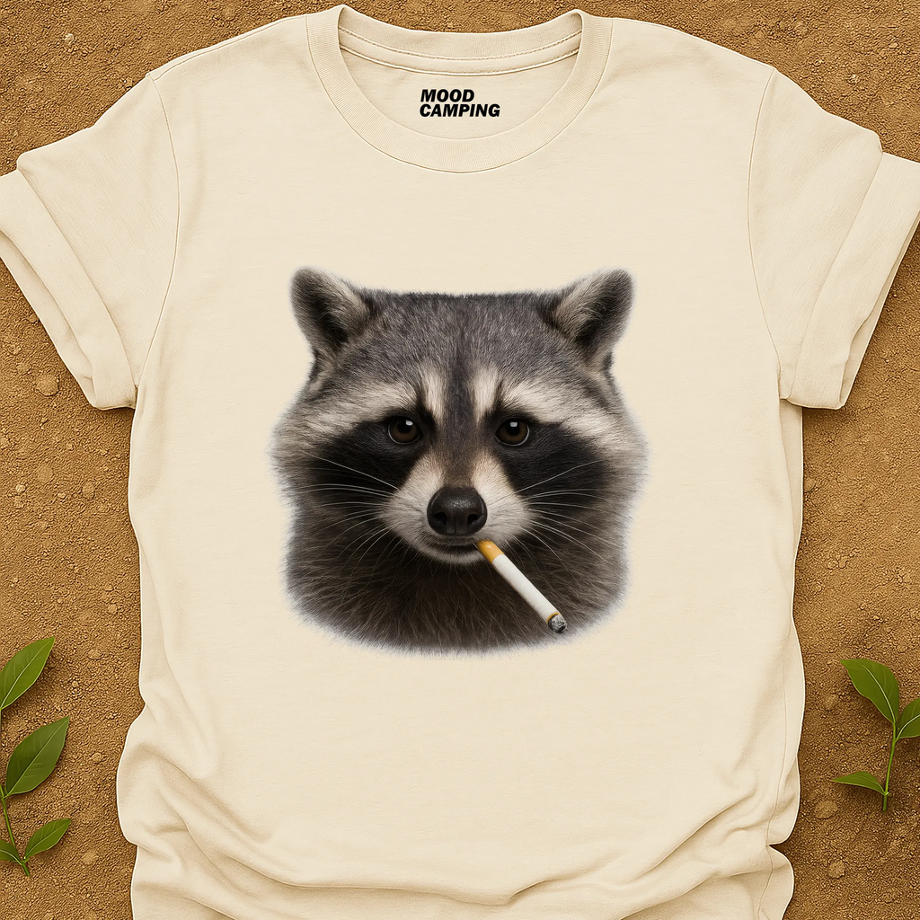 Smoking Raccoon T-Shirt
