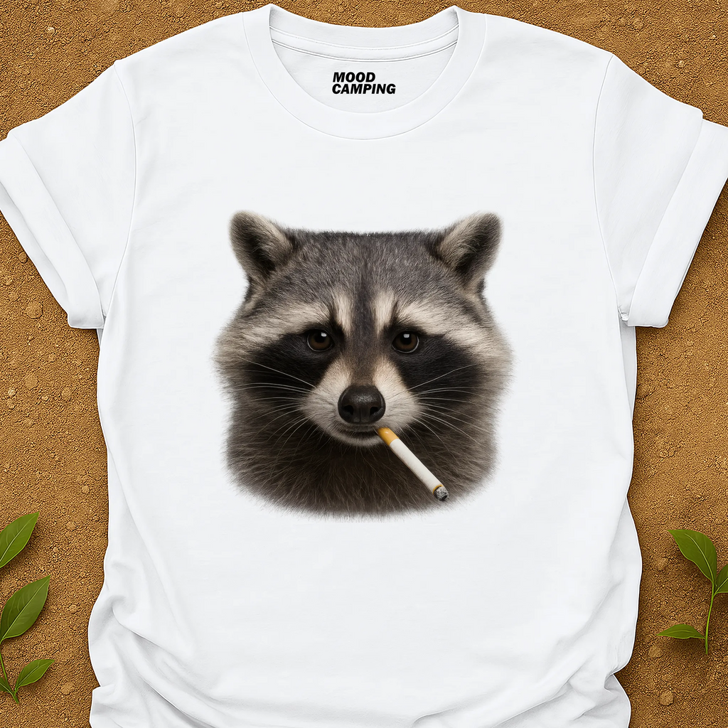 Smoking Raccoon T-Shirt