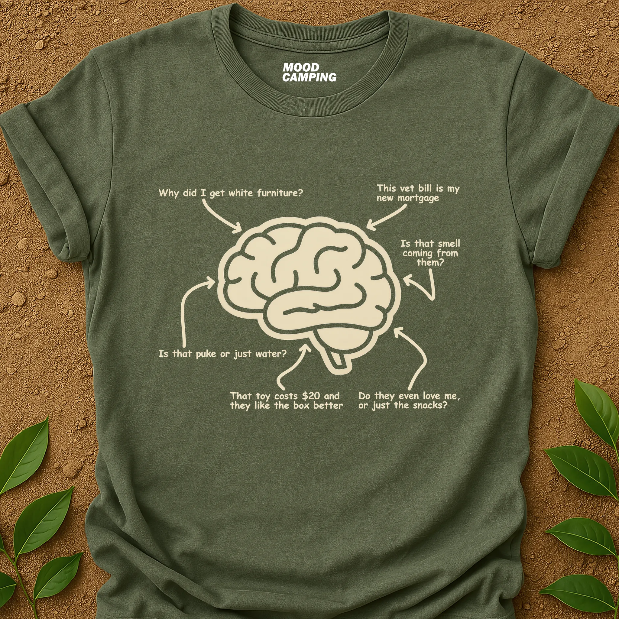 Pet Owner Brain T-Shirt