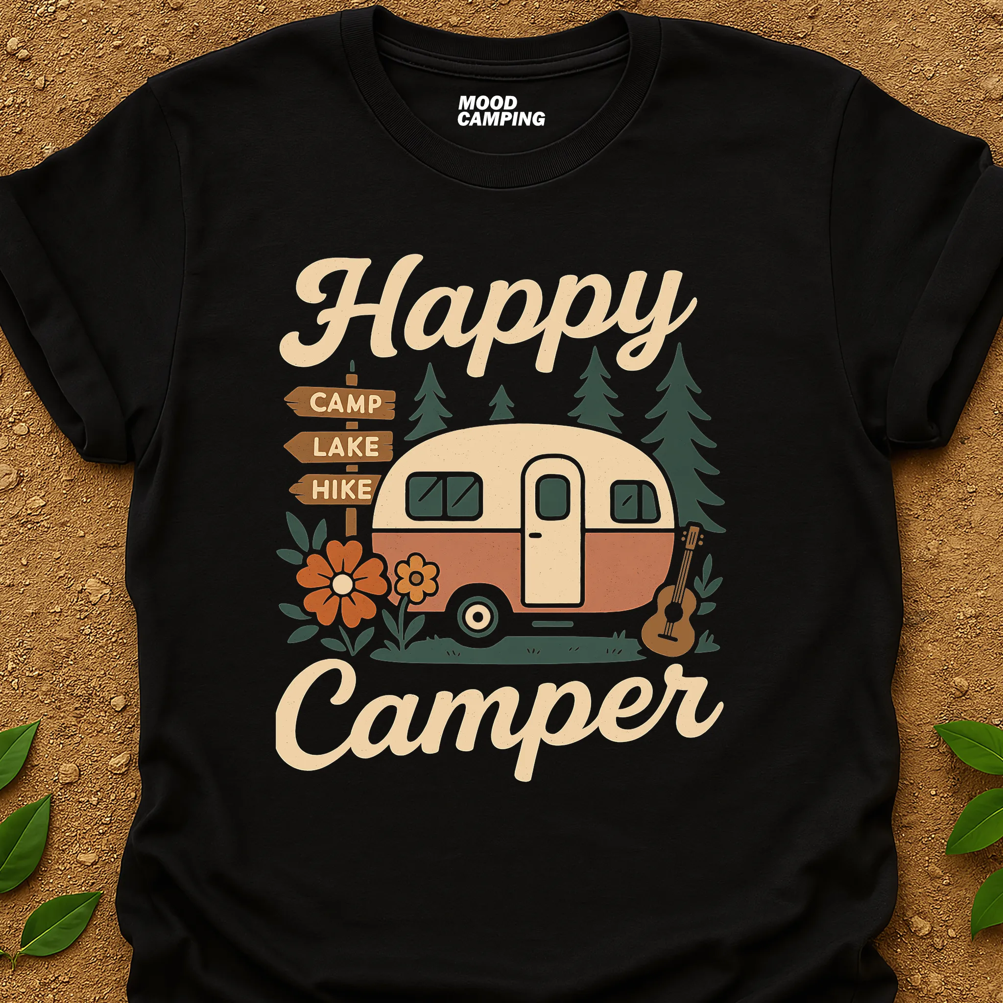 Happy Camper Retro T-Shirt