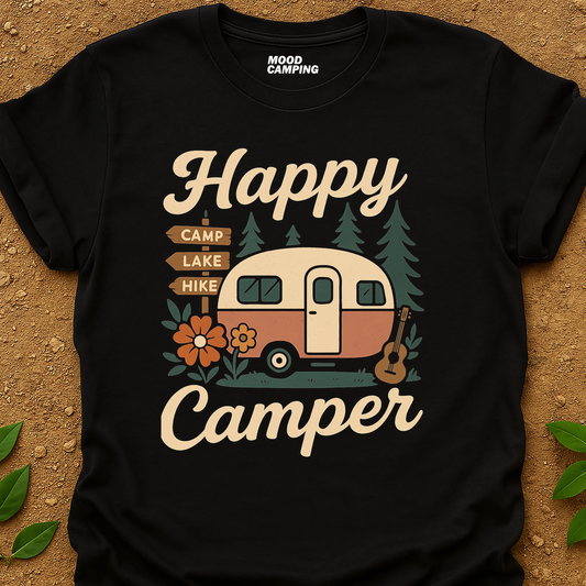 Happy Camper Retro T-Shirt