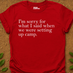 Setting Up Camp T-Shirt