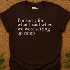Setting Up Camp T-Shirt