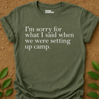 Setting Up Camp T-Shirt