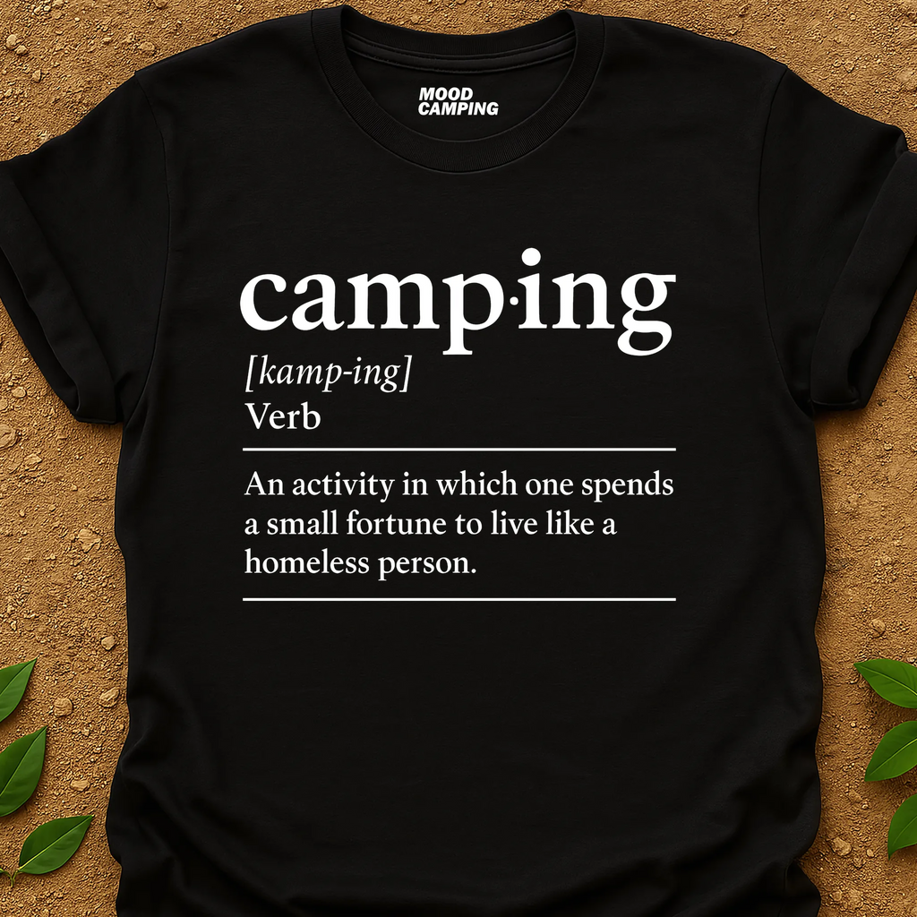 Camping Verb T-Shirt