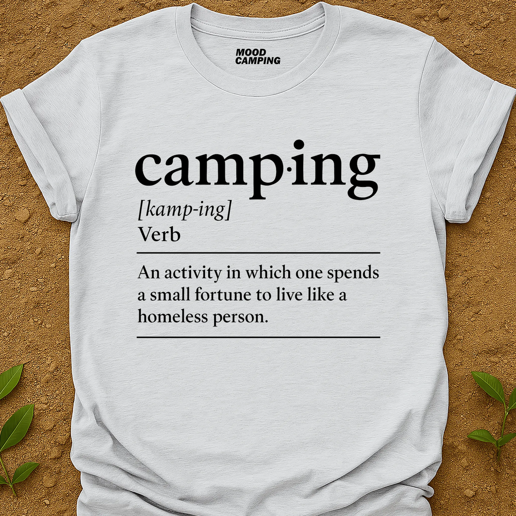 Camping Verb T-Shirt