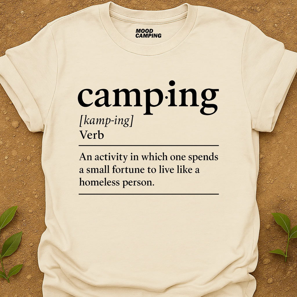 Camping Verb T-Shirt