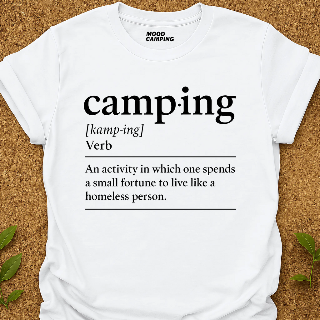 Camping Verb T-Shirt