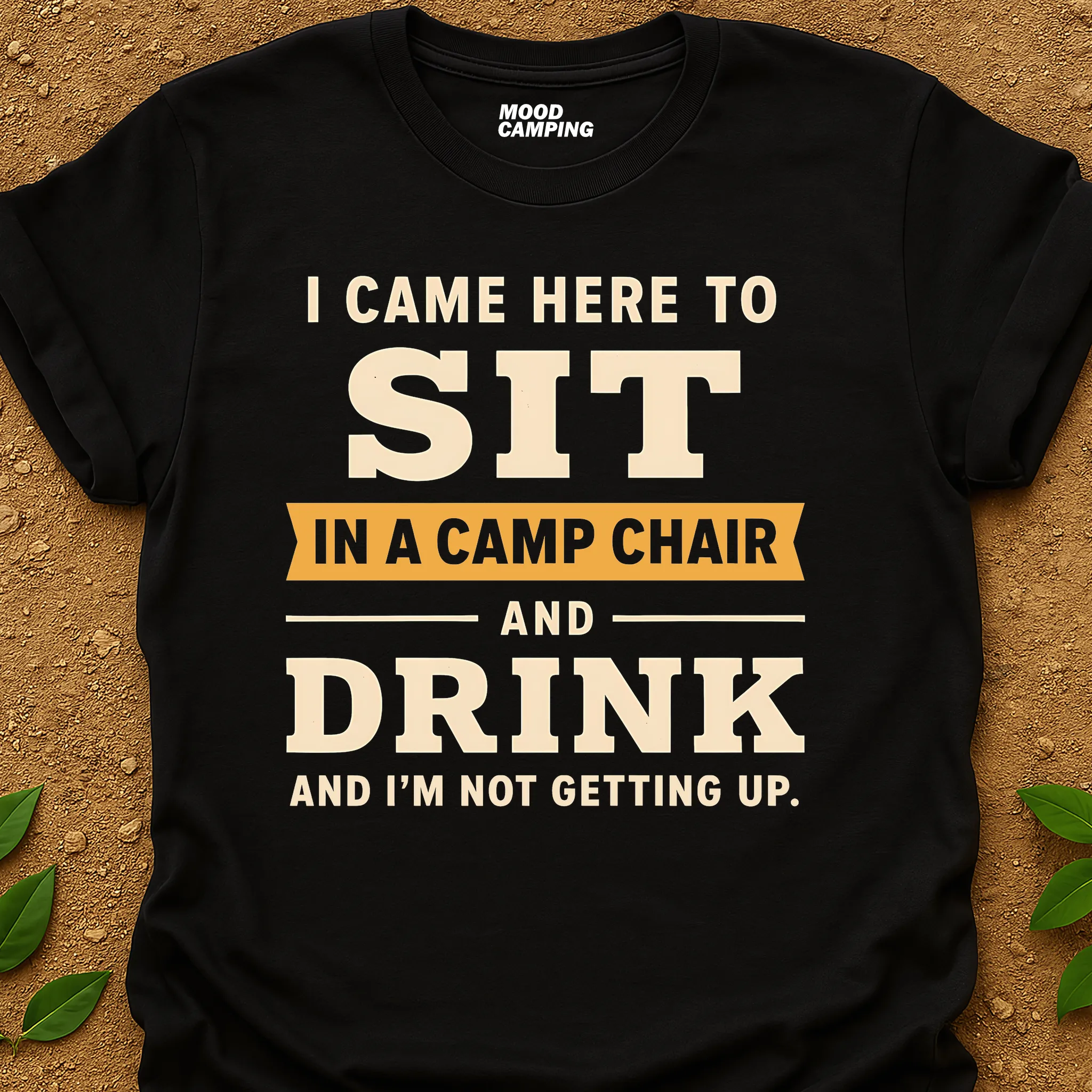 Camp Chair Drinking T-Shirt