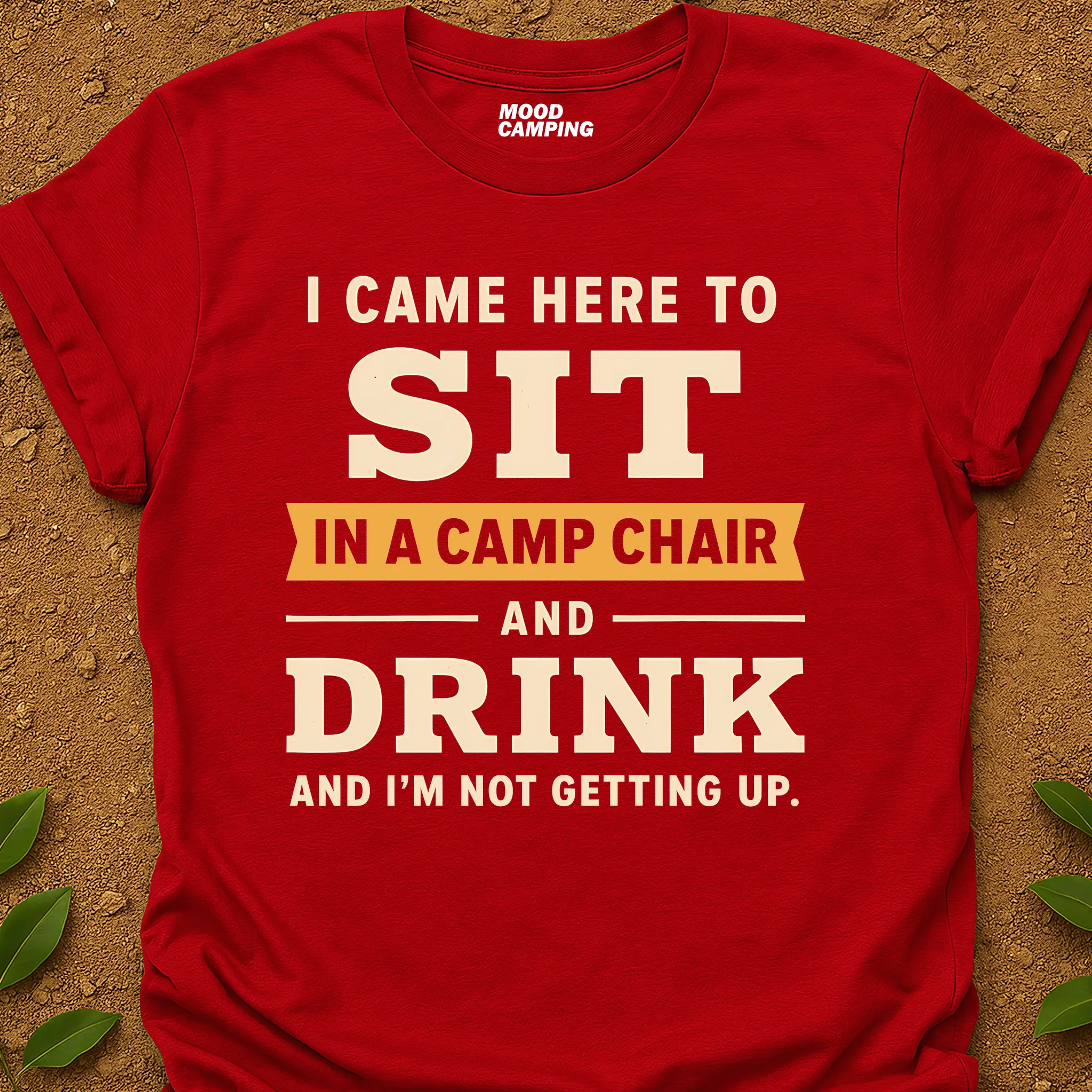 Camp Chair Drinking T-Shirt