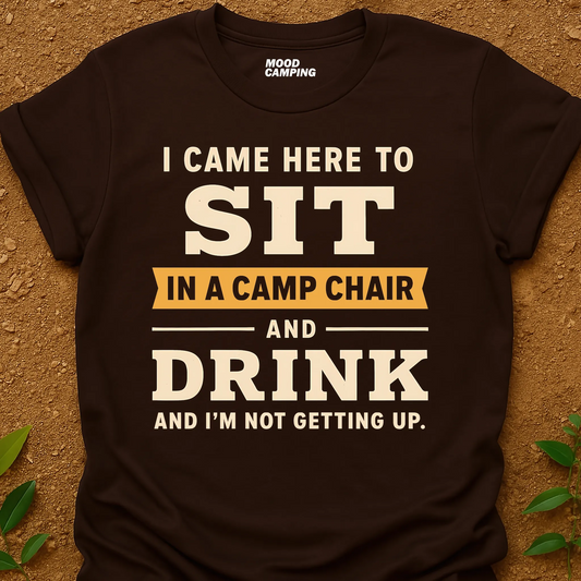 Camp Chair Drinking T-Shirt