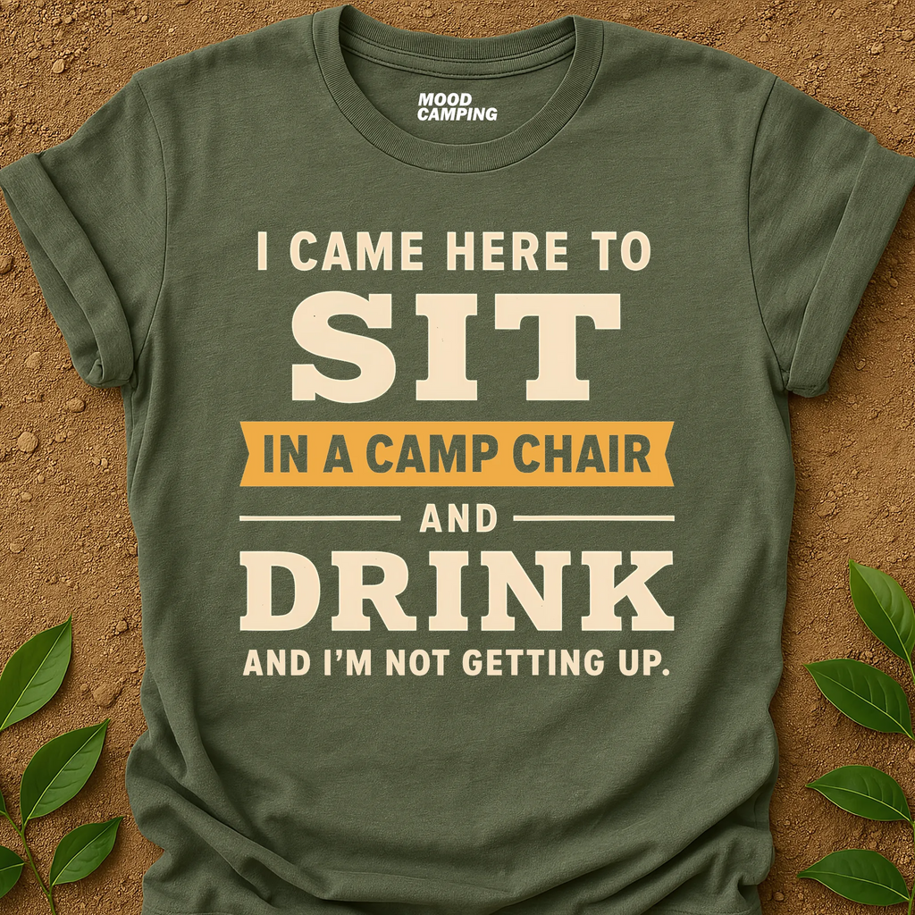 Camp Chair Drinking T-Shirt