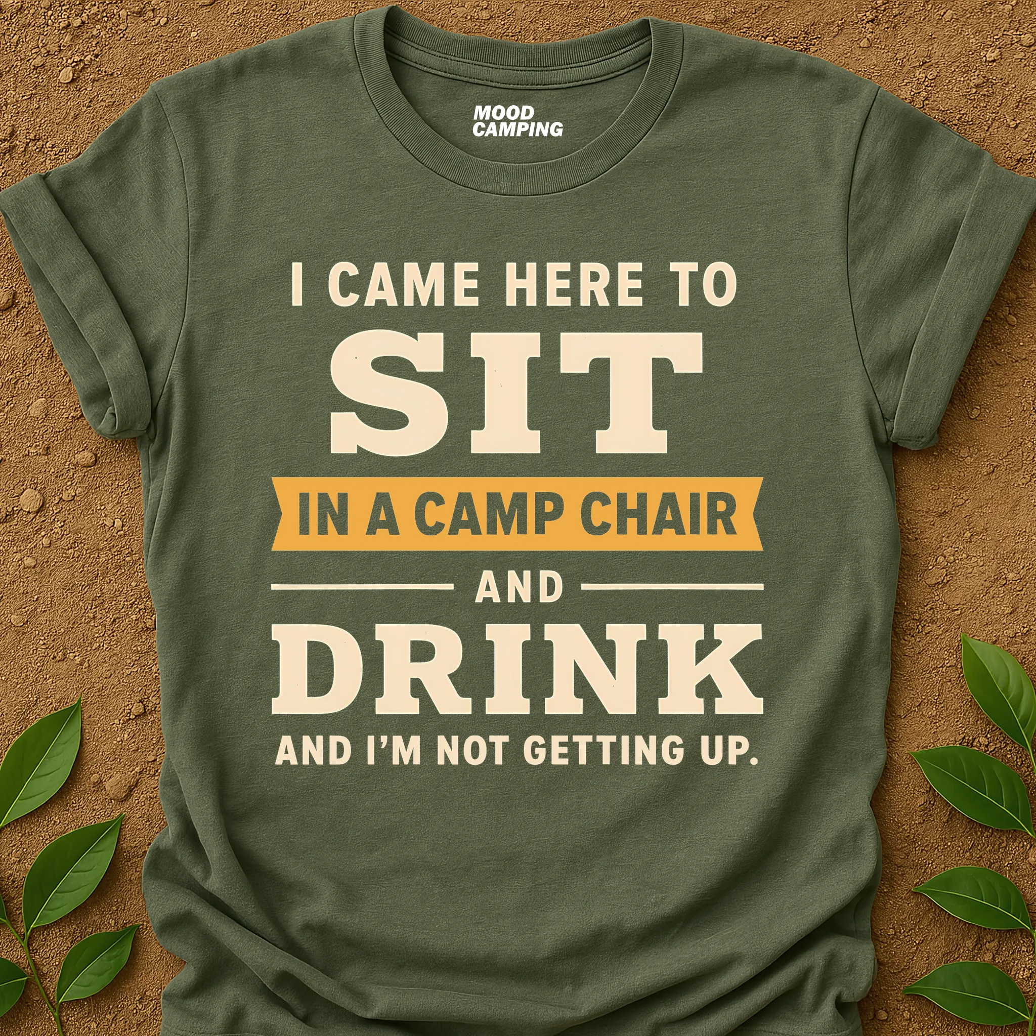 Camp Chair Drinking T-Shirt