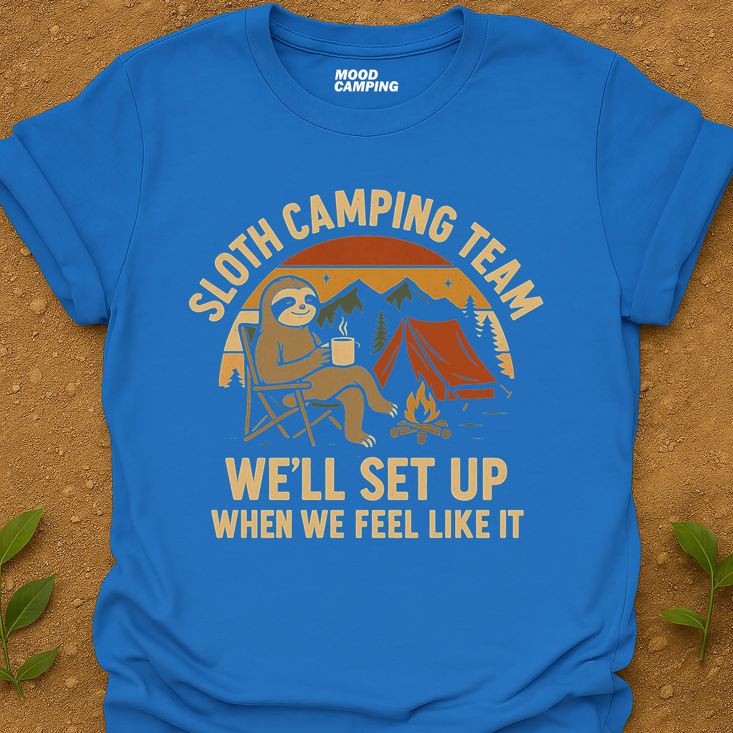 Sloth Camping T-Shirt