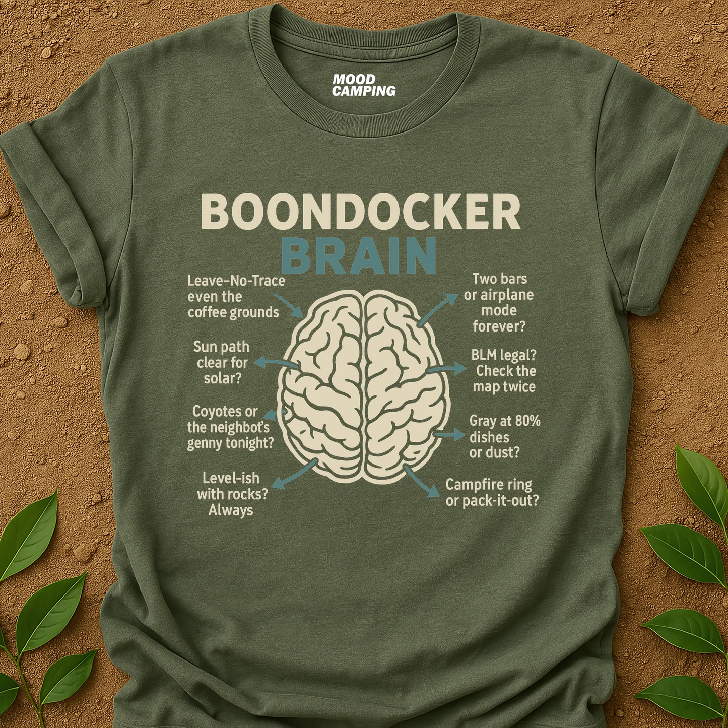 Boondocker Brain T-Shirt