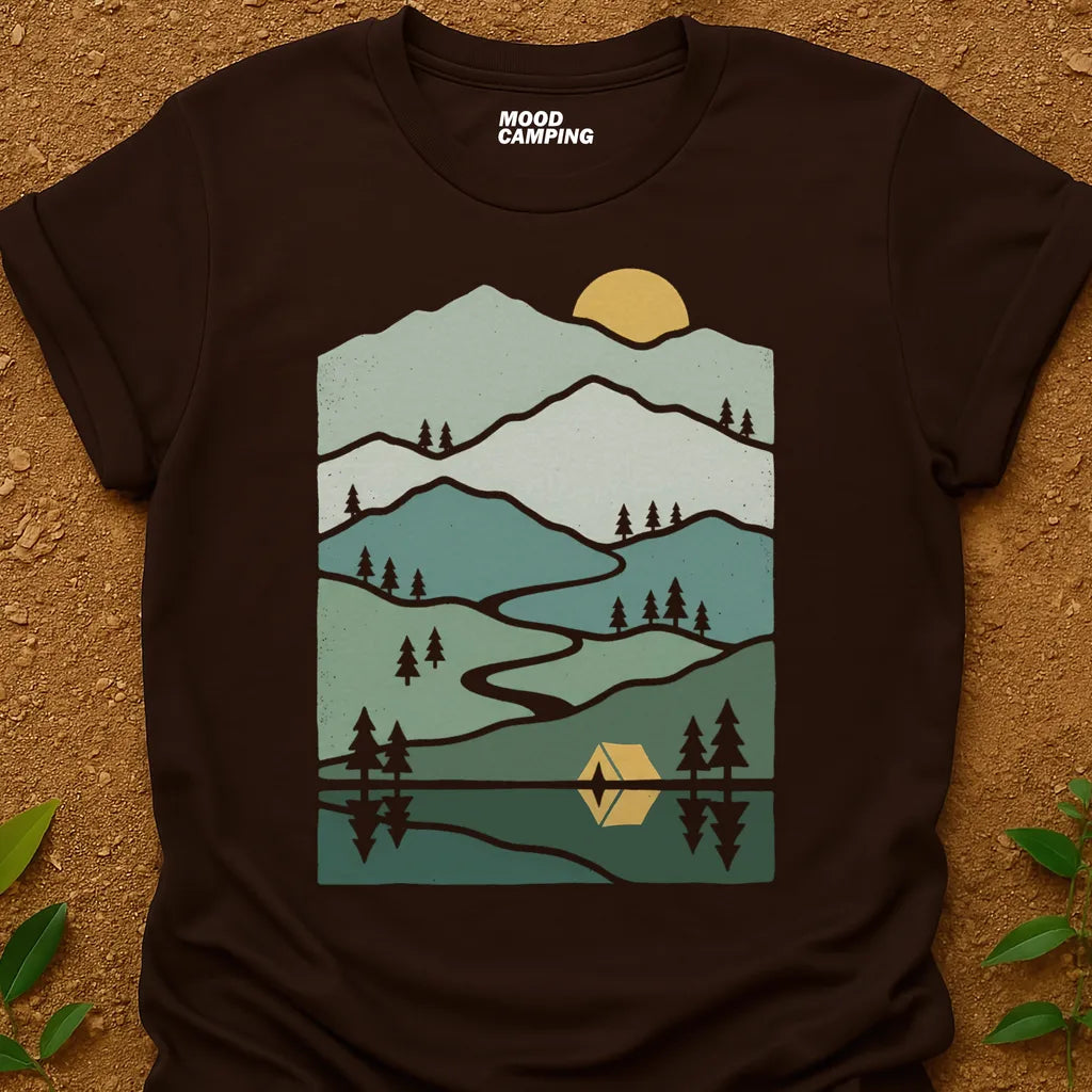 Layered Camping T-Shirt
