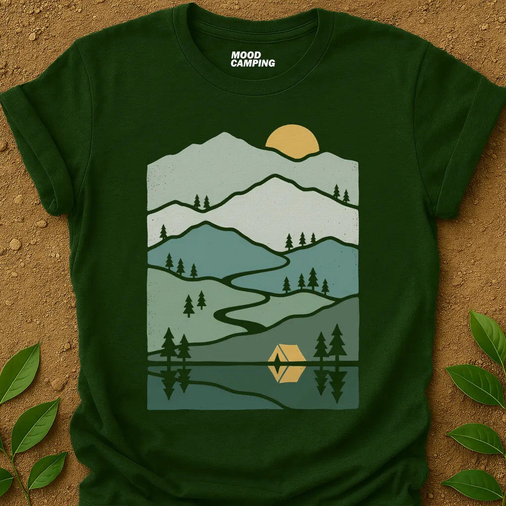 Layered Camping T-Shirt