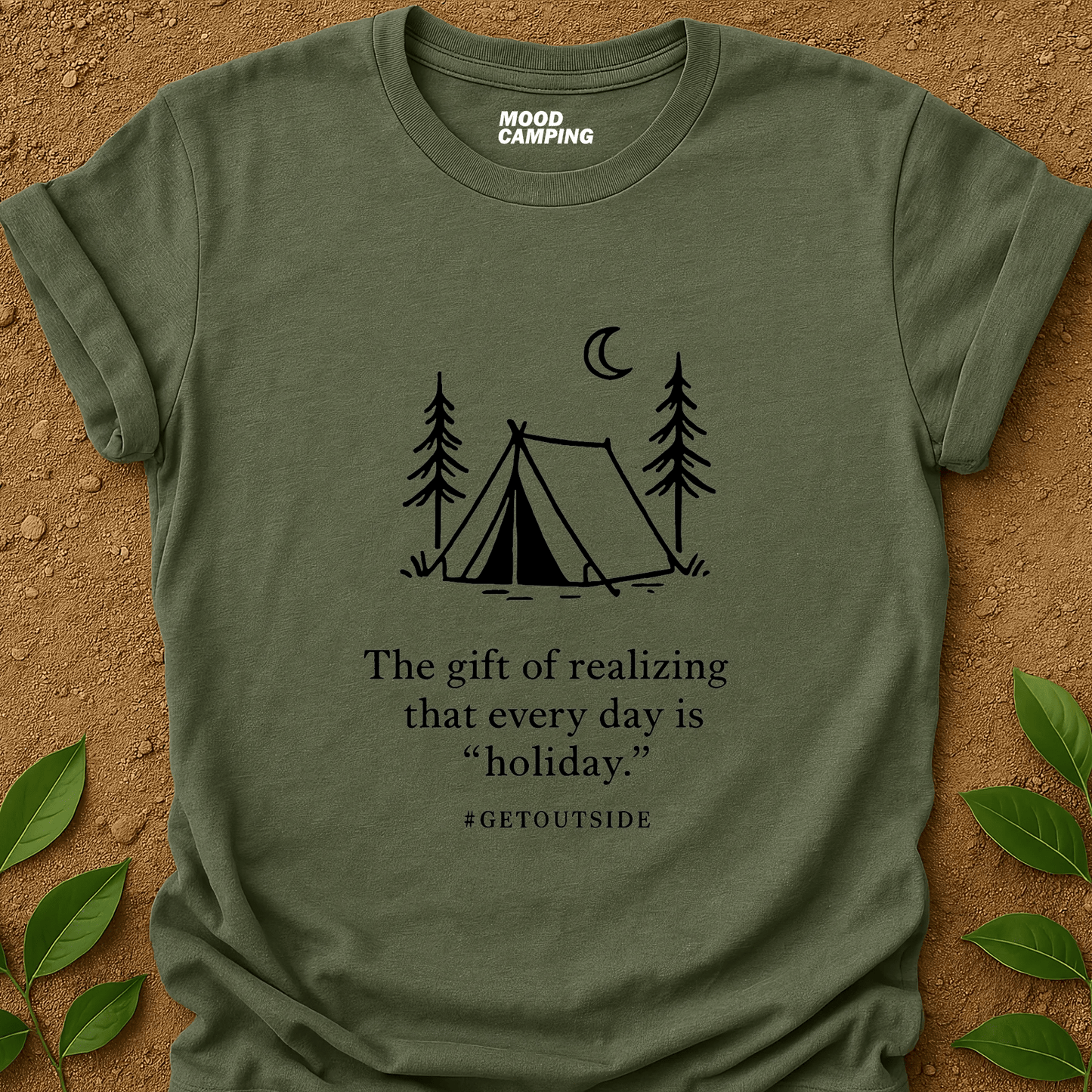 Get Outside T-Shirt - Mood Camping