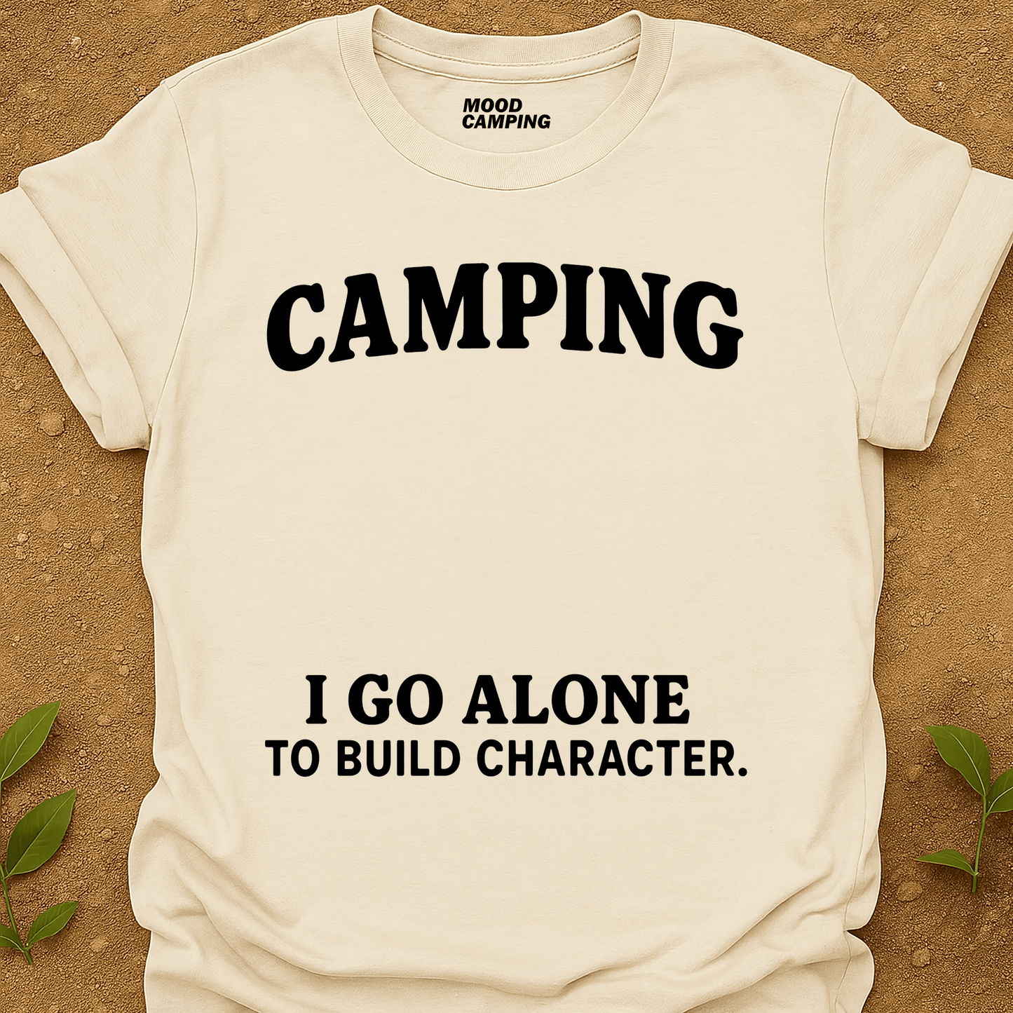 Go Alone Camping T-Shirt - Mood Camping