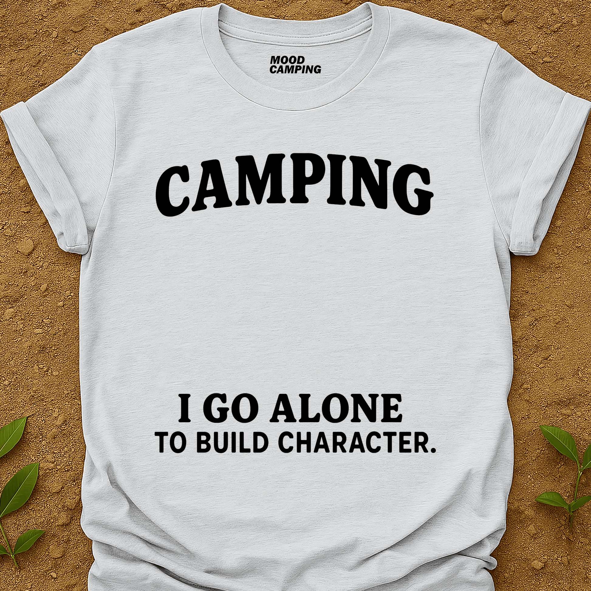 Go Alone Camping T-Shirt - Mood Camping