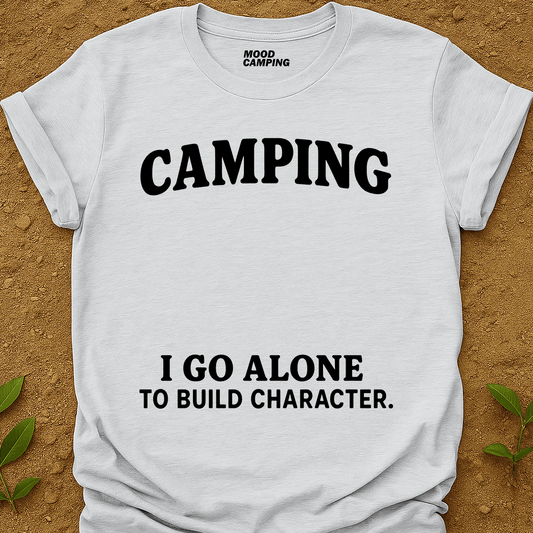 Go Alone Camping T-Shirt - Mood Camping