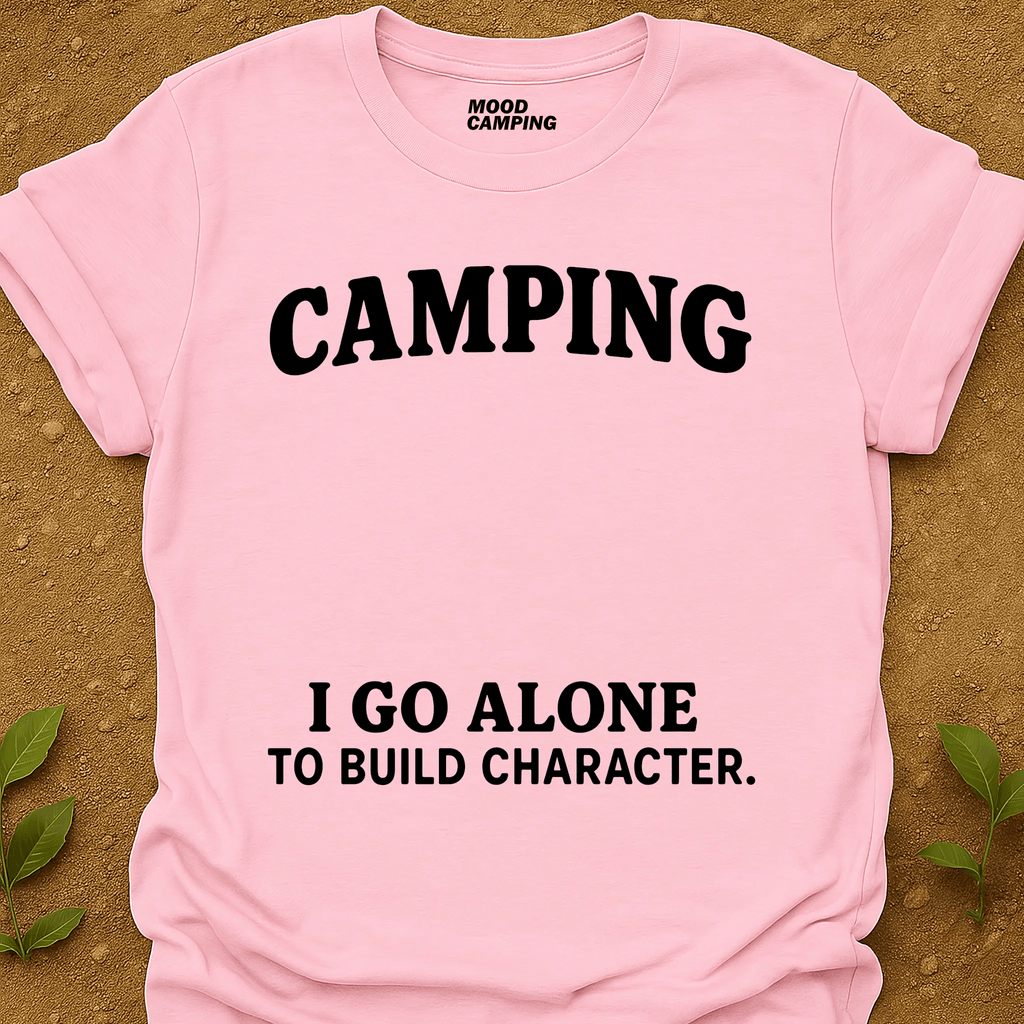 Go Alone Camping T-Shirt - Mood Camping