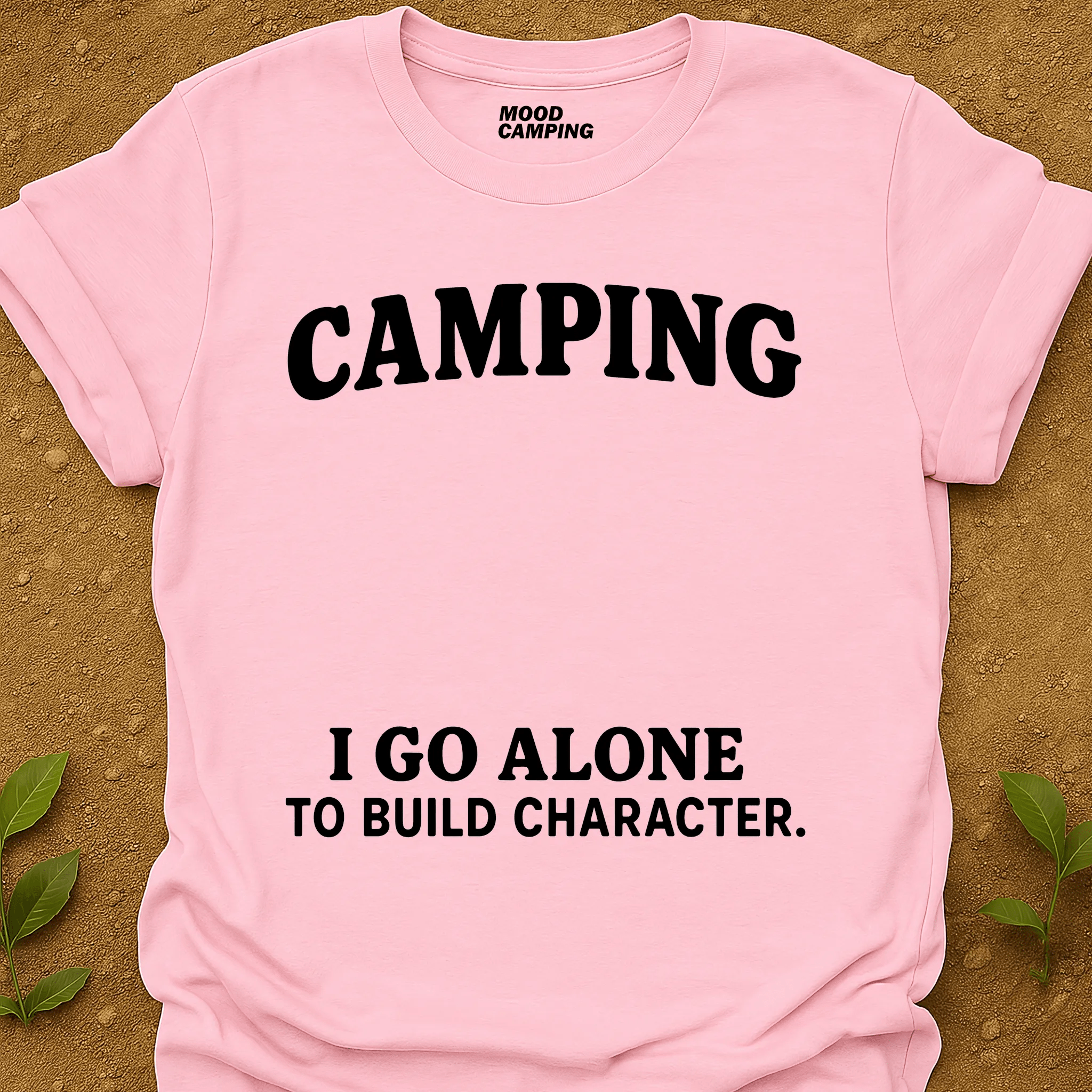Go Alone Camping T-Shirt - Mood Camping