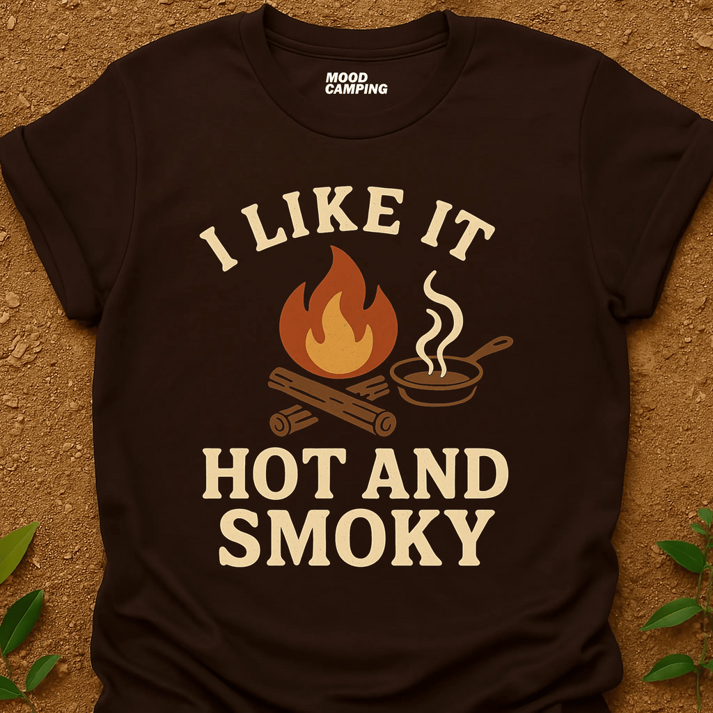 Hot And Smokey T-Shirt - Mood Camping