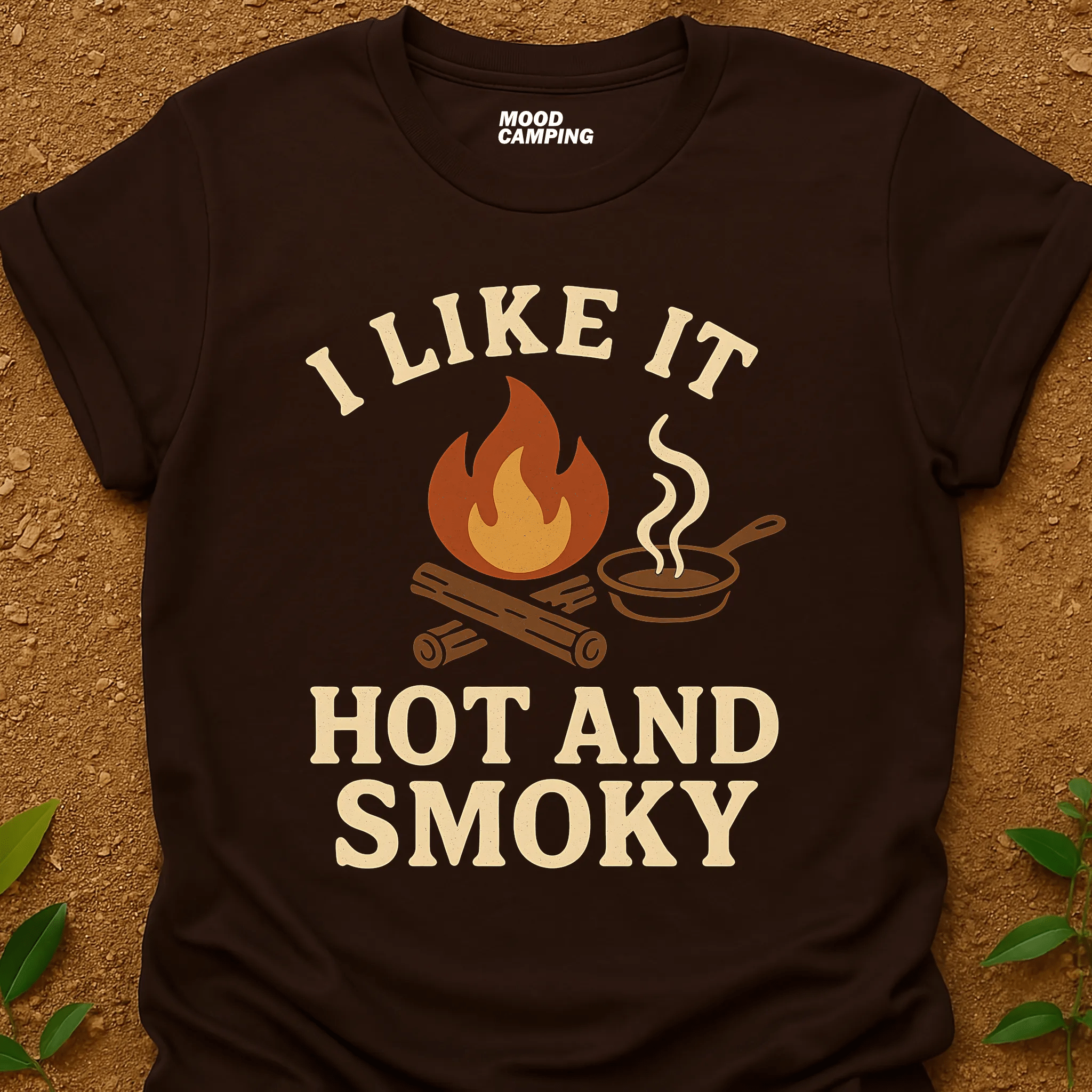 Hot And Smokey T-Shirt - Mood Camping