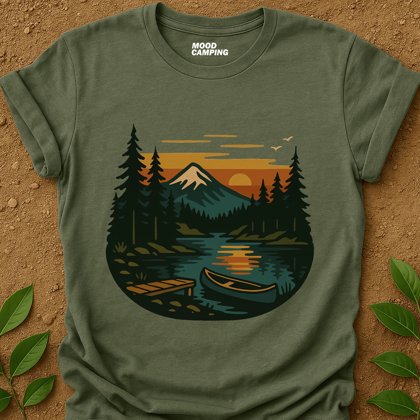 Lakeside Dawn T-Shirt - Mood Camping