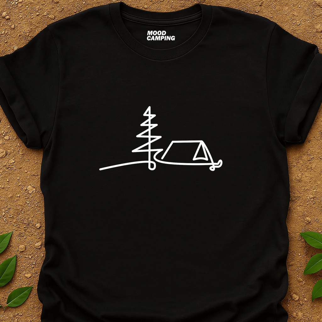 Line Tent T-Shirt - Mood Camping