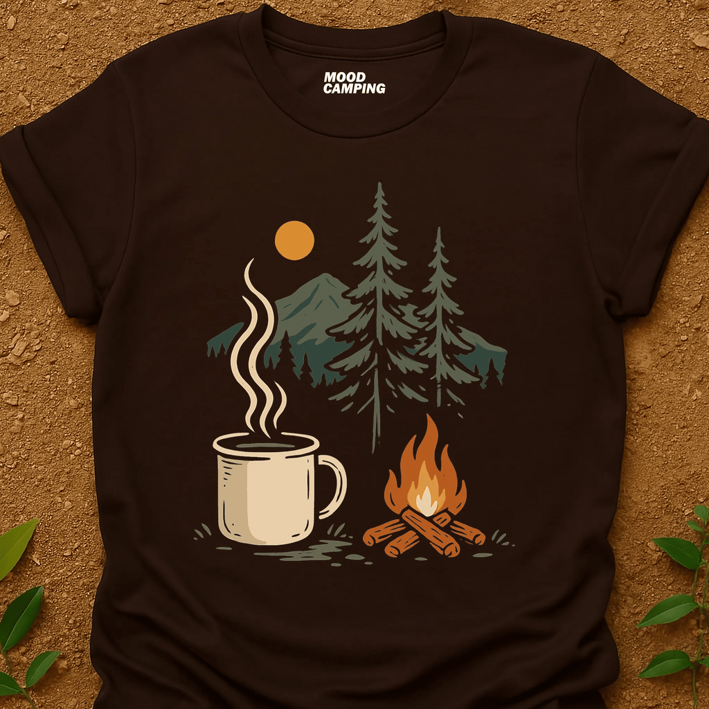 Morning Brew T-Shirt - Mood Camping