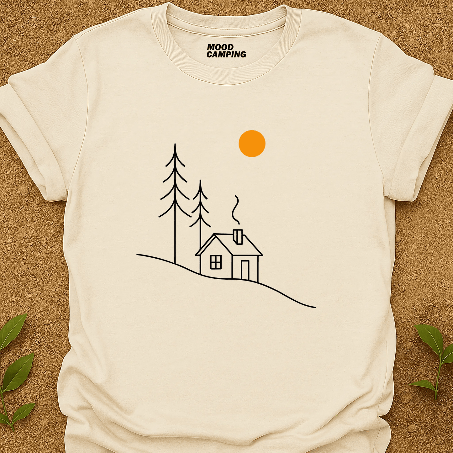 Mountain Hut T-Shirt - Mood Camping