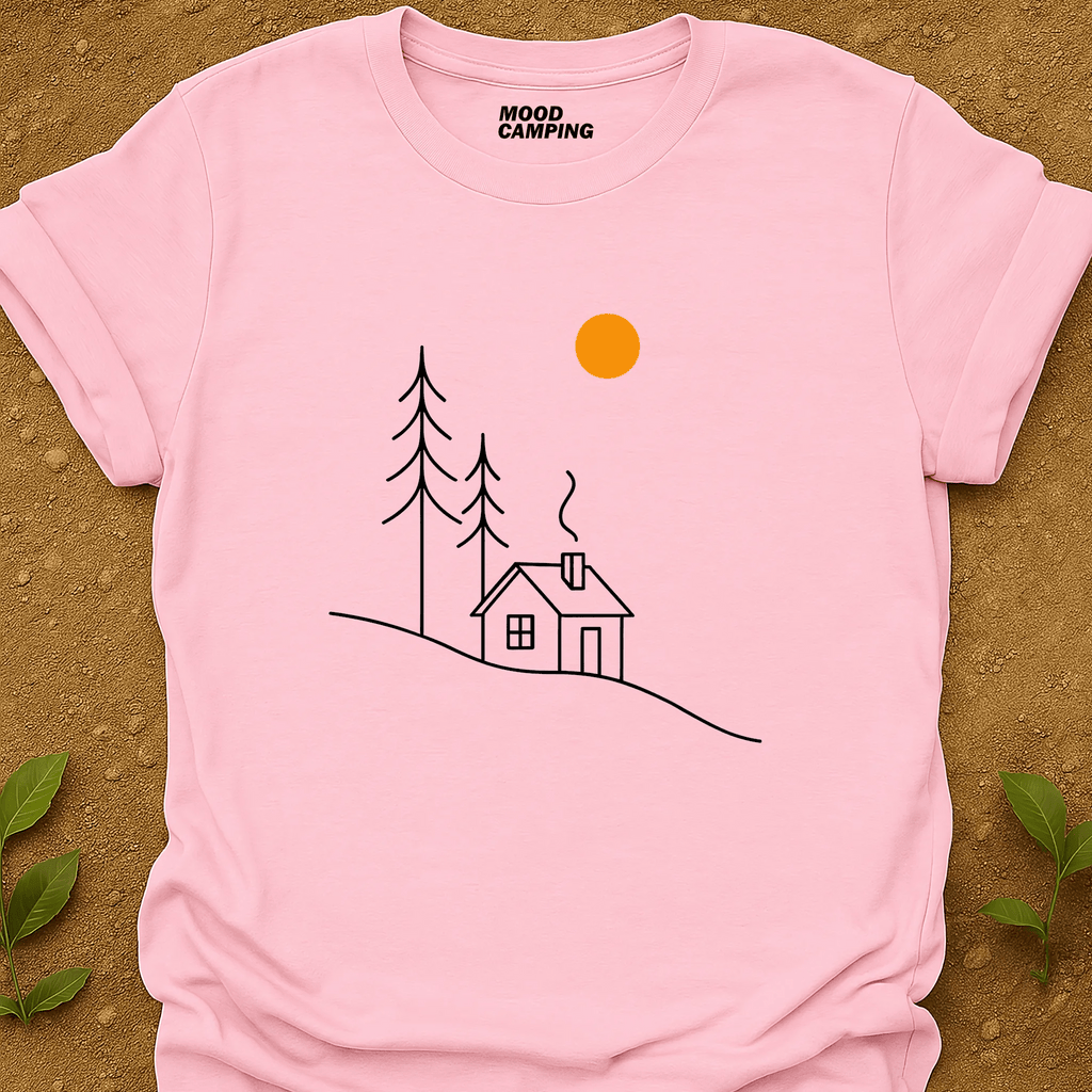 Mountain Hut T-Shirt - Mood Camping