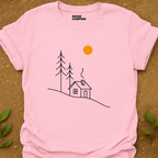 Mountain Hut T-Shirt - Mood Camping