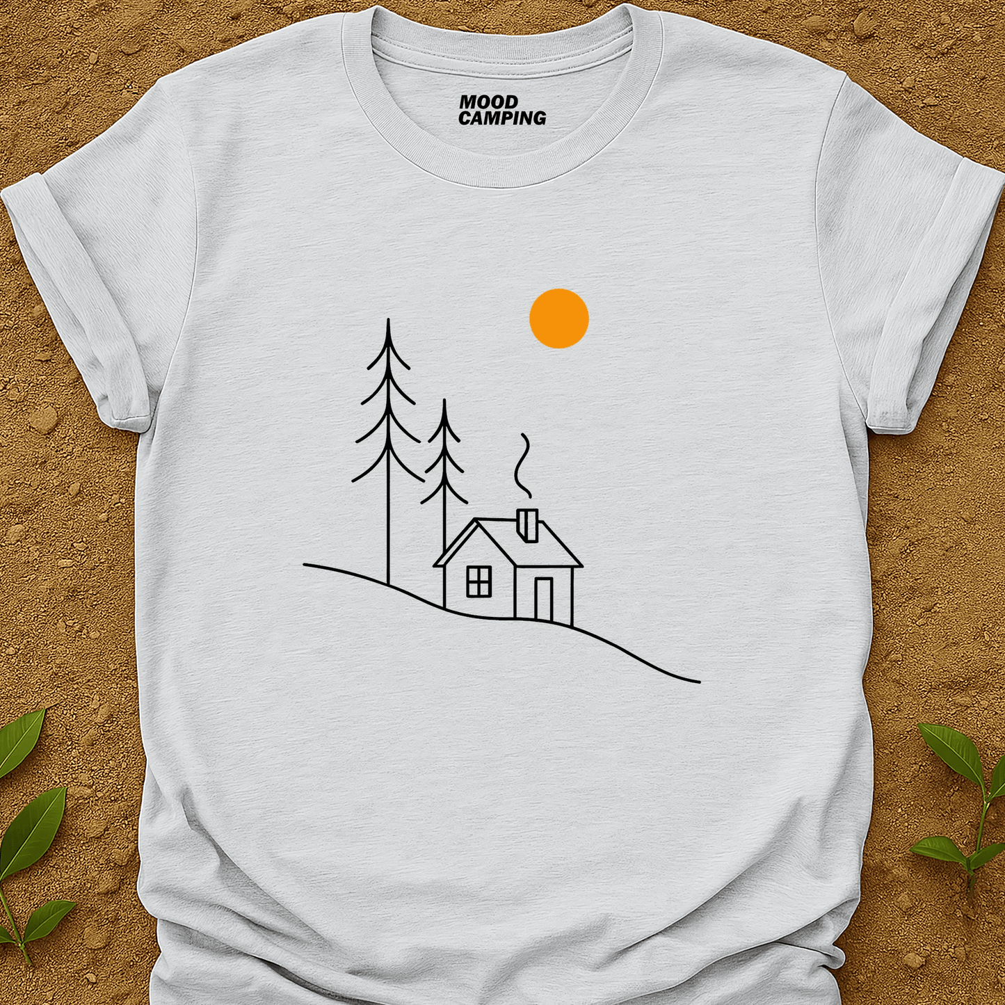 Mountain Hut T-Shirt - Mood Camping