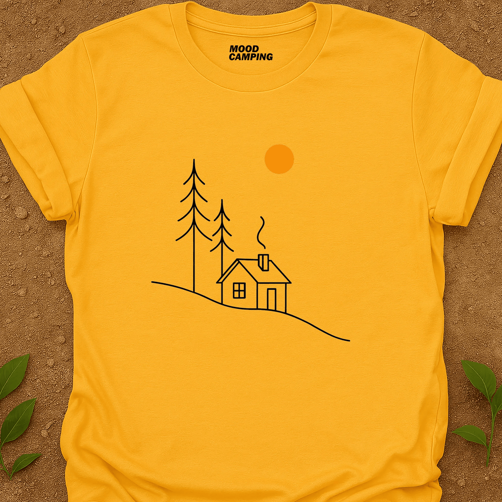 Mountain Hut T-Shirt - Mood Camping