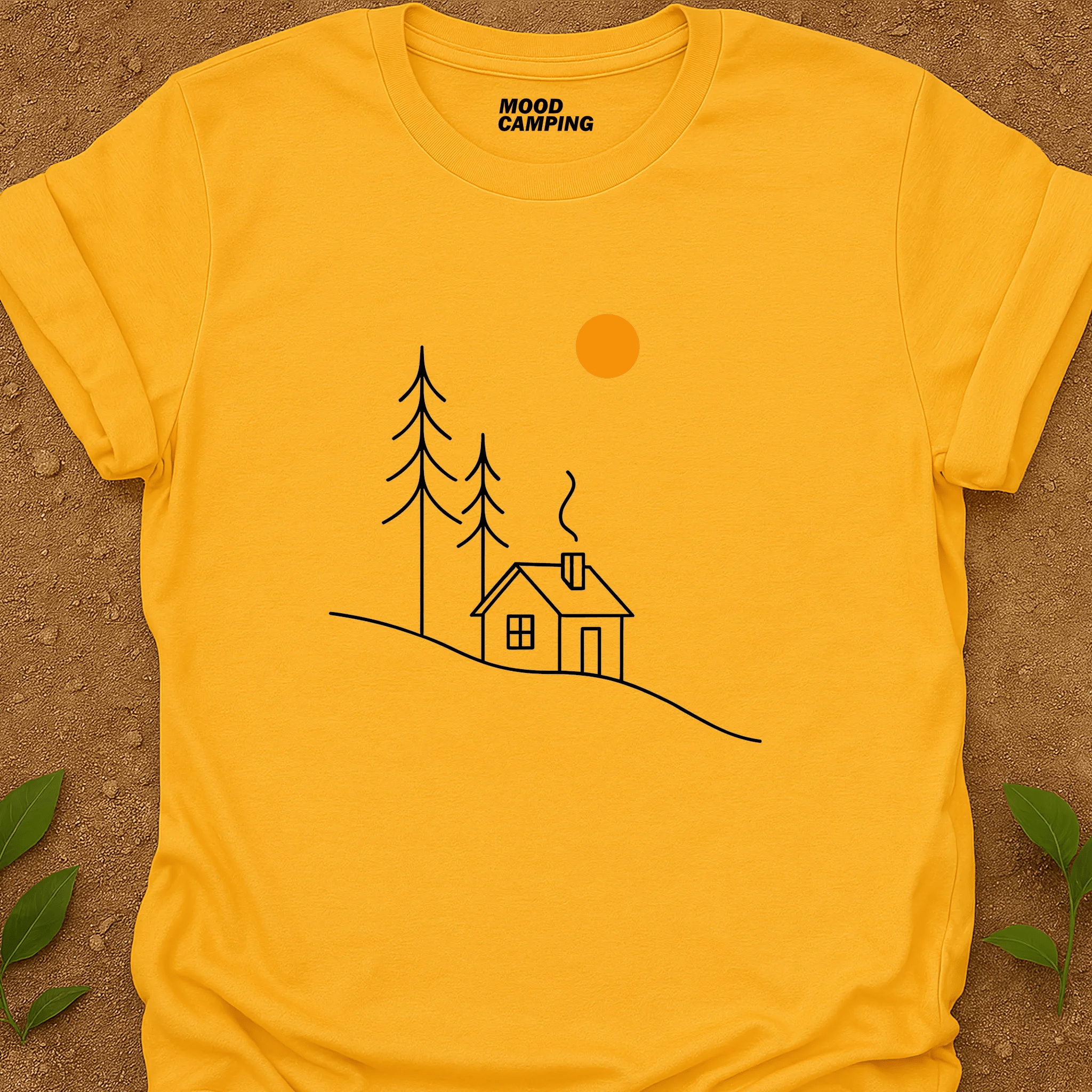 Mountain Hut T-Shirt - Mood Camping